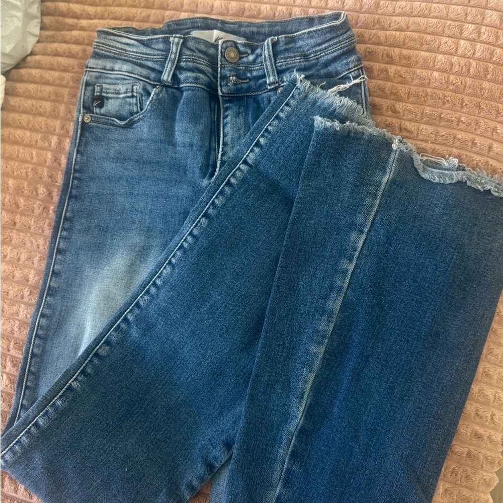 Women's Blue Denim Boot Cut Jeans